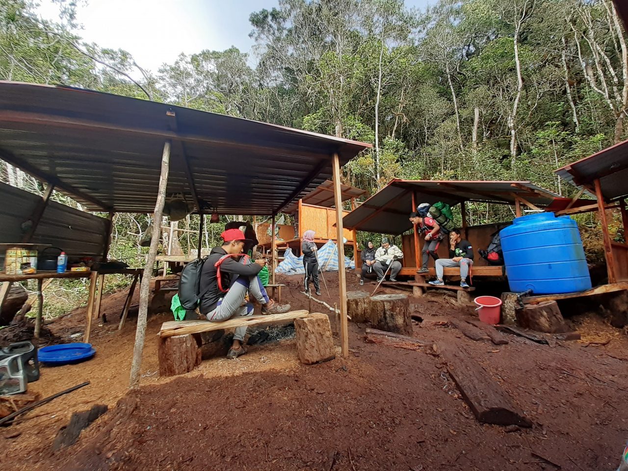 Campsite near the peak of Maragang Hill