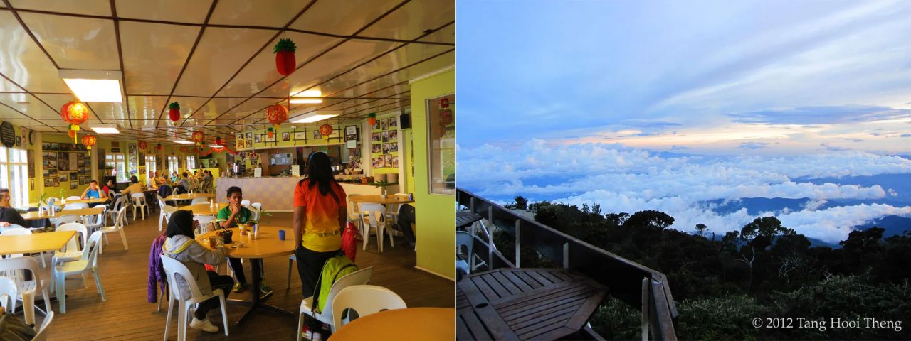 Restaurant in Laban Rata Resthouse