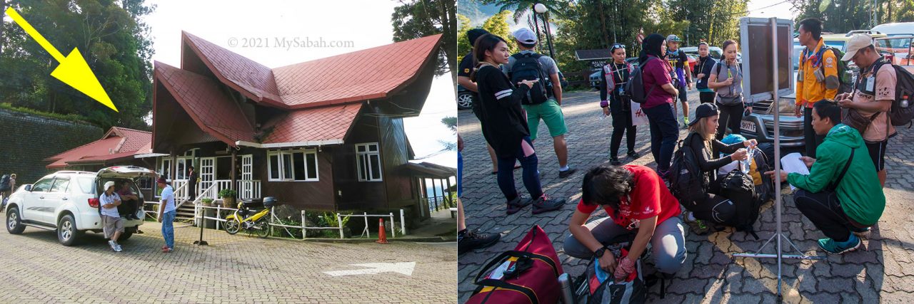 Climb preparation at Kinabalu Park HQ