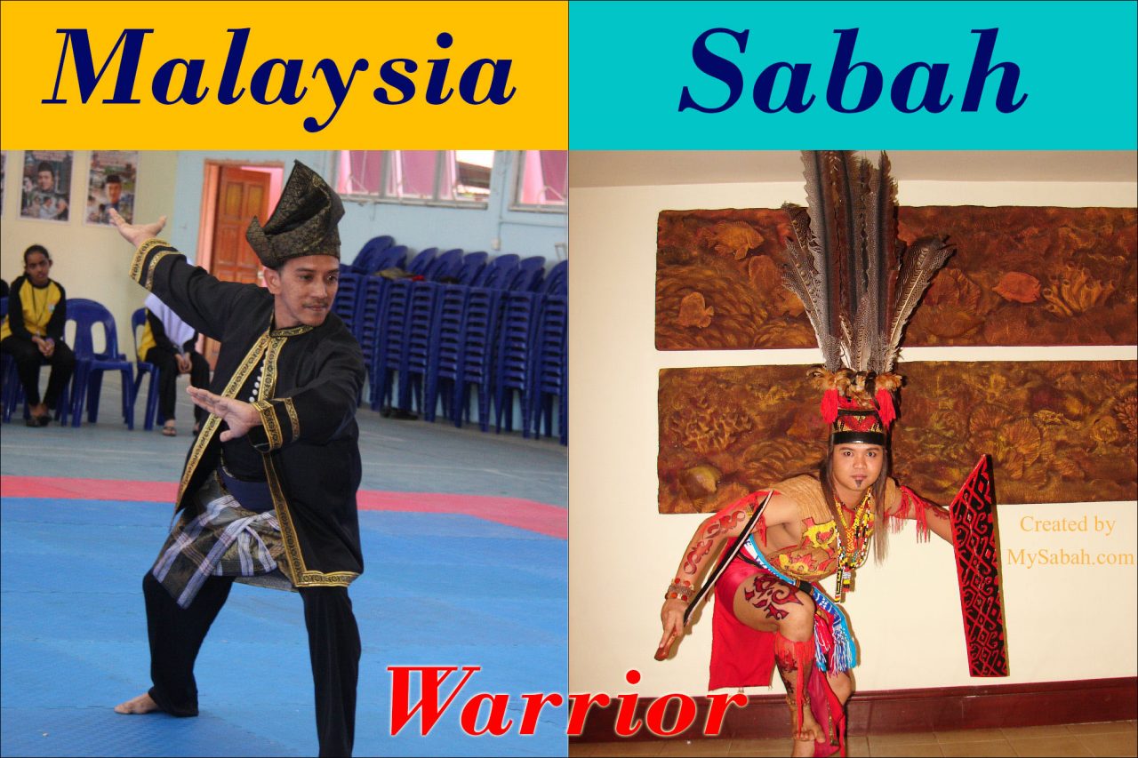 Malay vs Murut Warrior