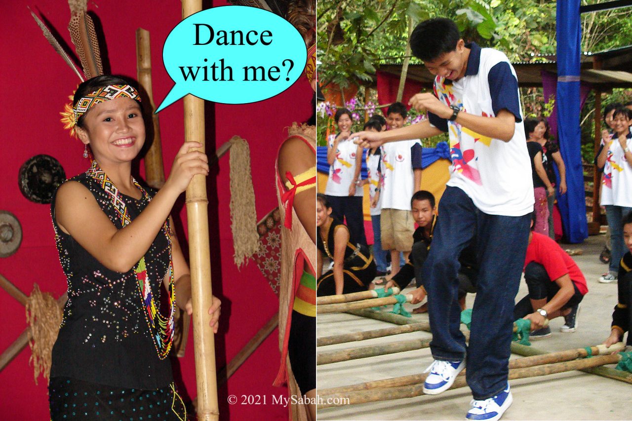 Murut girl invites you to dance Magunatip