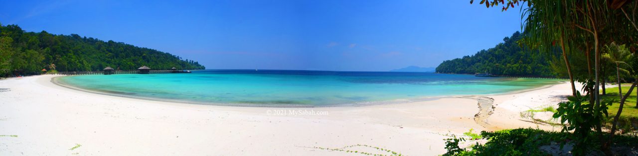 Police Beach of Gaya Island