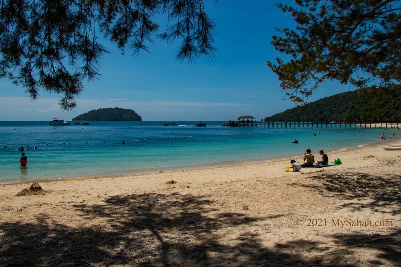 Beach of Manukan Island (Pulau Manukan)