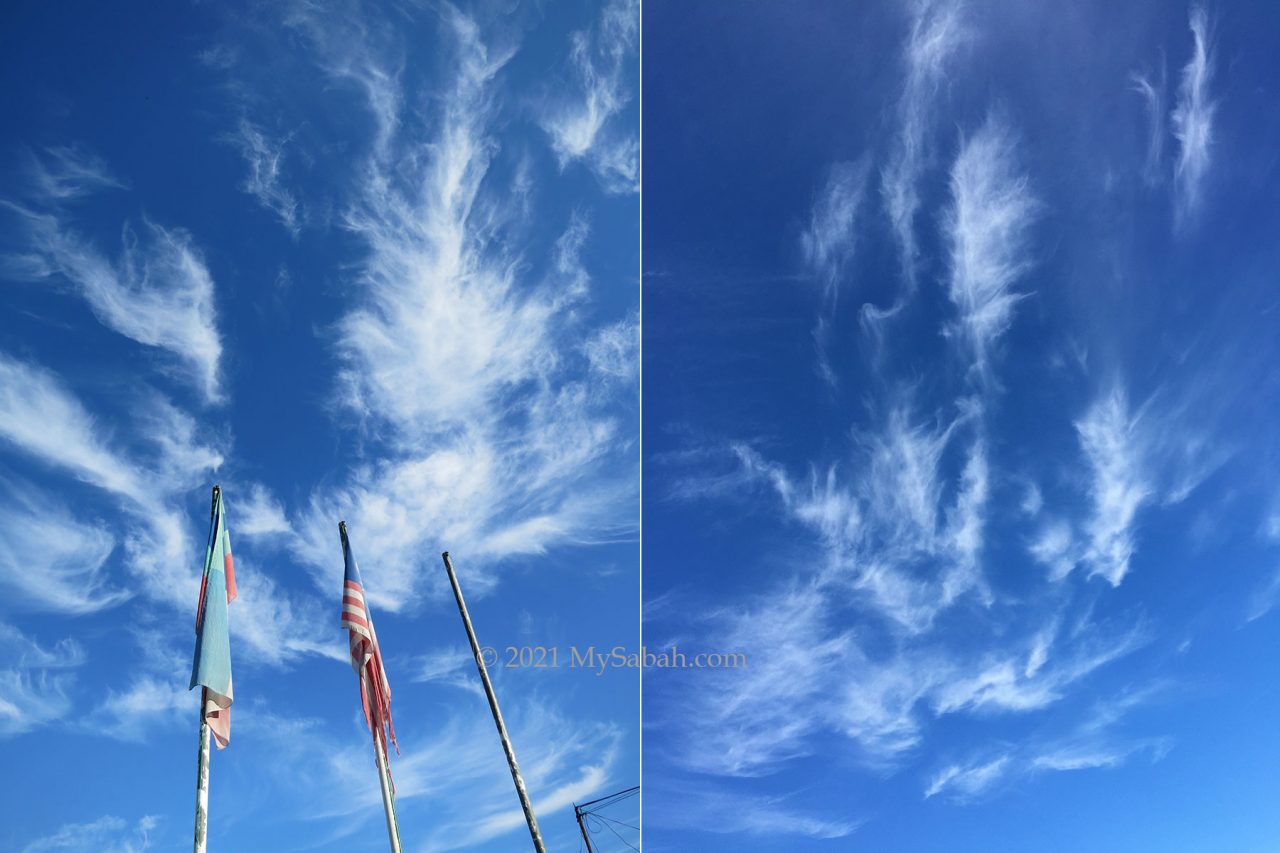 Cirrus clouds in Sabah