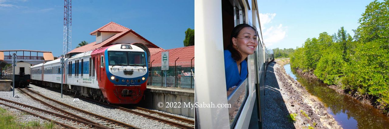 Sabah State Railway, the only train service in Borneo