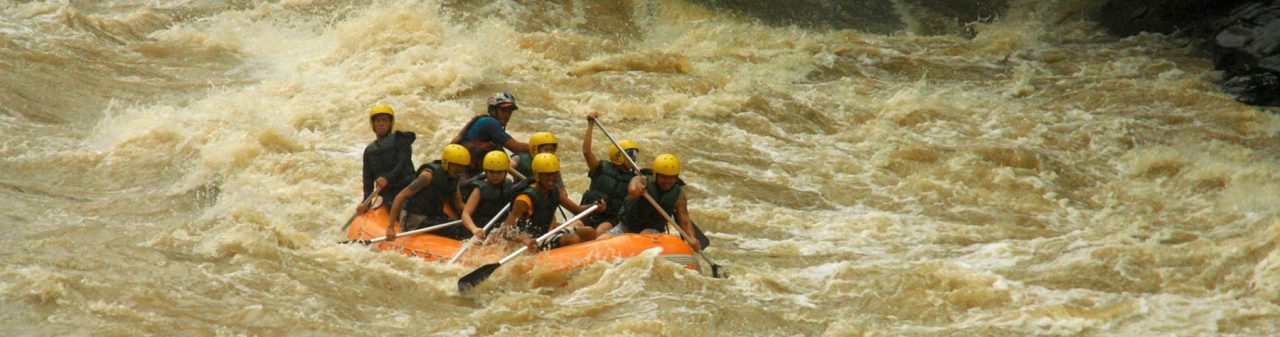 White water rafting on Padas River