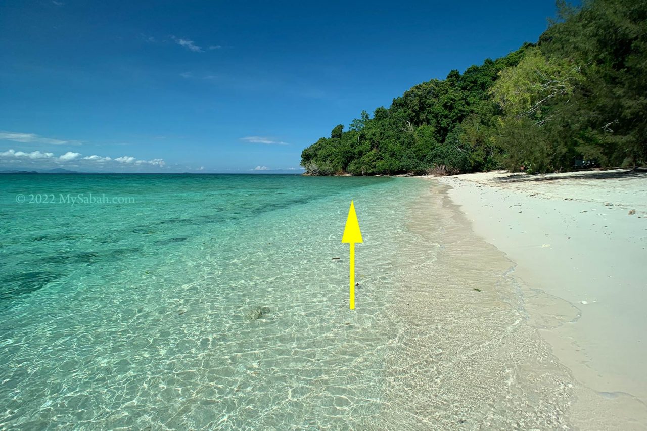 Location of graves in Sulug Island