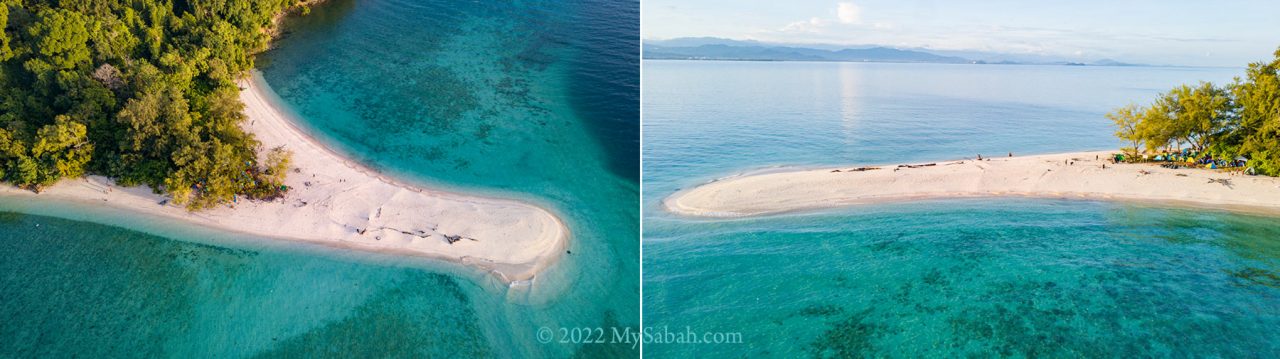 Sandspit beach of Sulug Island