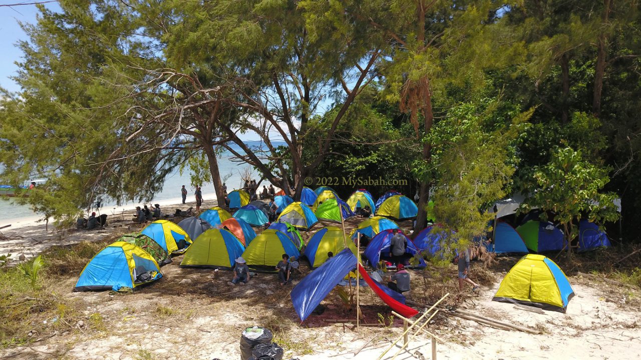 Camping on Sulug Island (Pulau Sulug)