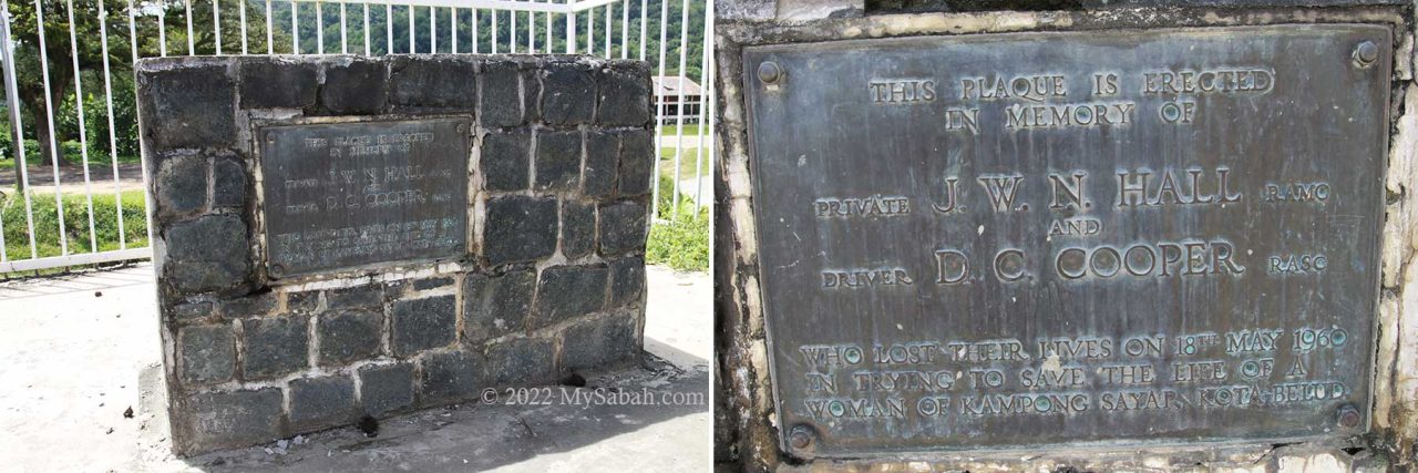 British Monument at Tamparuli Bridge