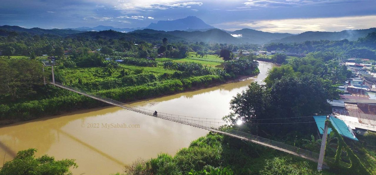 Another hanging bridge not far away from Tamparuli town