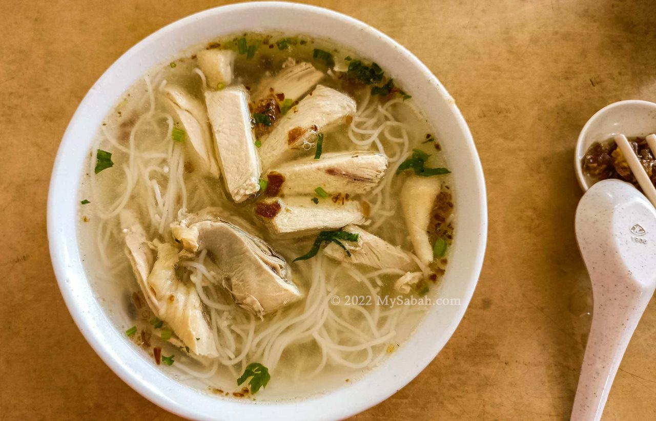 Mee Sup Kota Belud (mee hoon or rice noodle type)