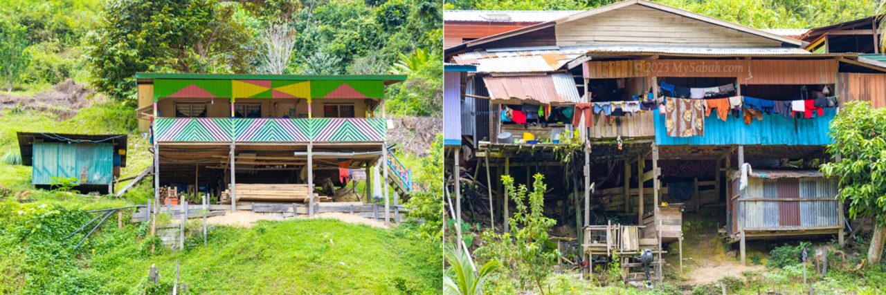 Traditional stilt houses