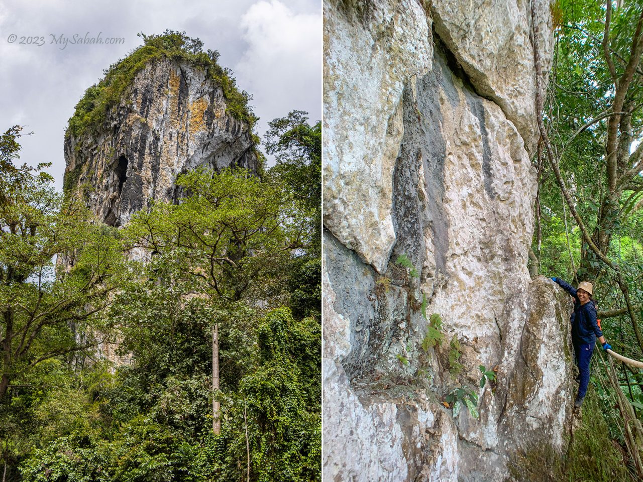 Batu Punggul and limestone