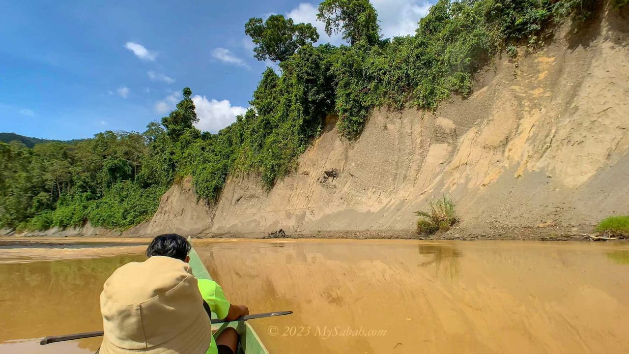 Boat ride to Pungiton Camp from Labang Village