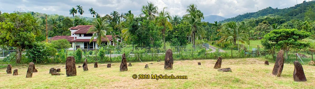 Rock markers of ancient graves at Pogunon Museum