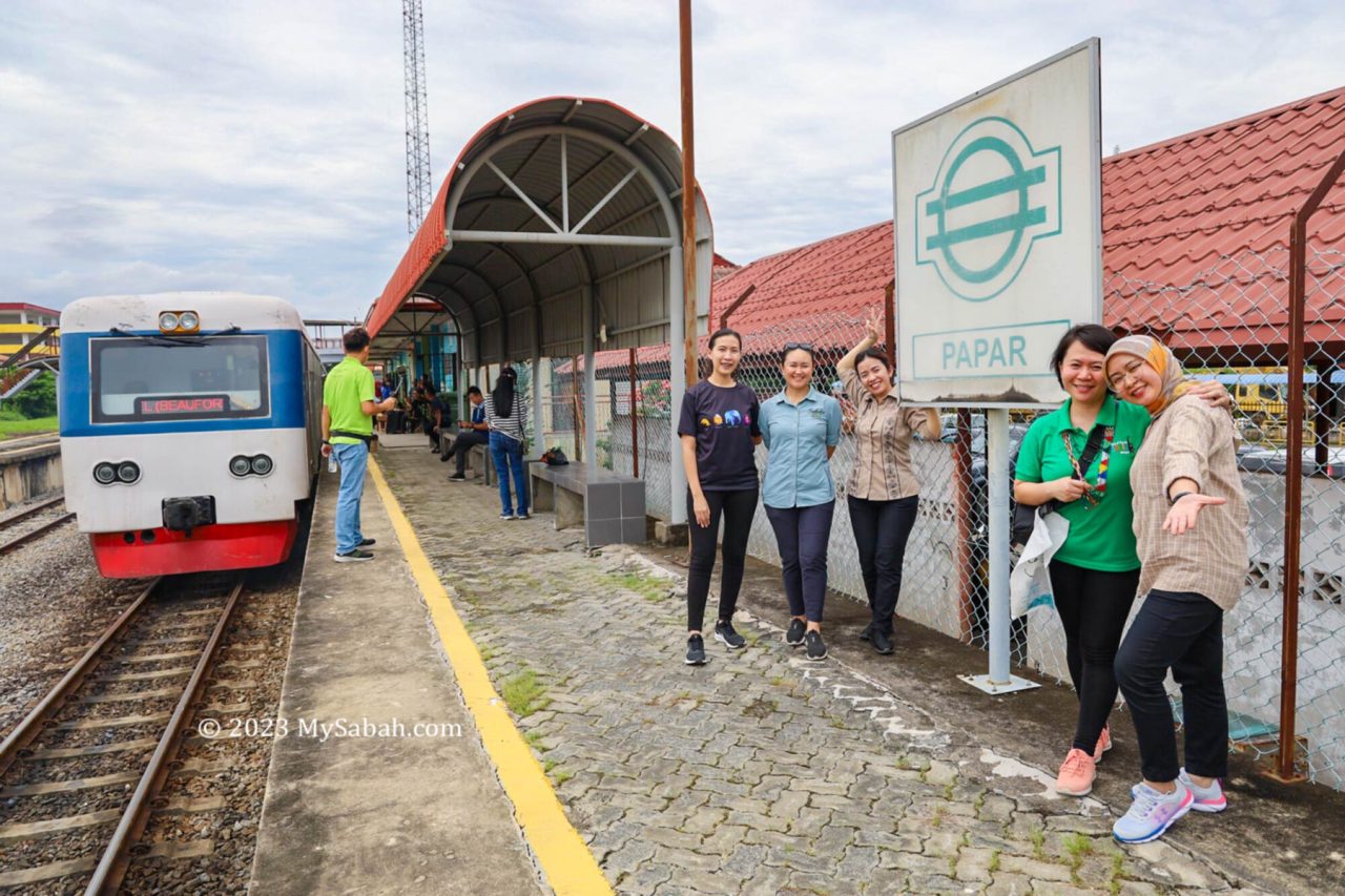 Papar train station