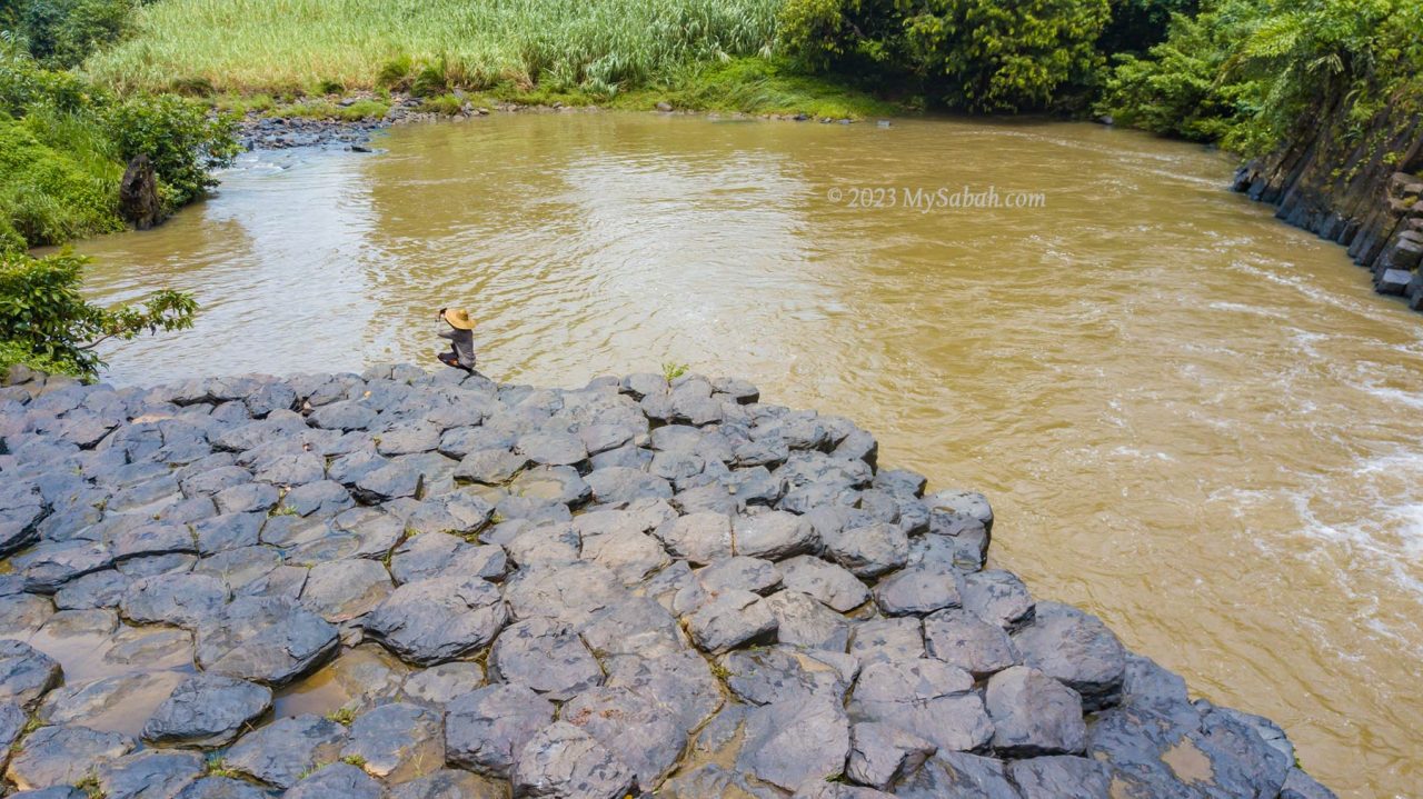 Batu Bersusun and the waterfall pond