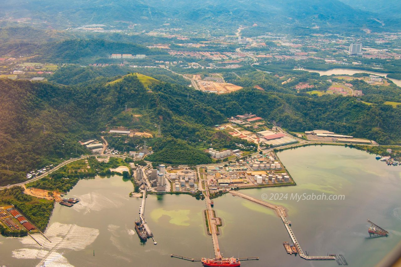 Sepangar / Sapangar Port and Navy Base in Menggatal