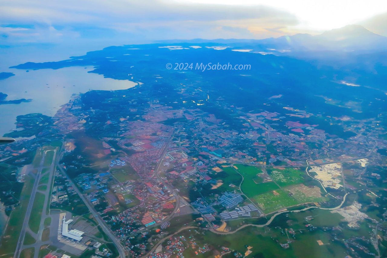 Taking off from KKIA airport