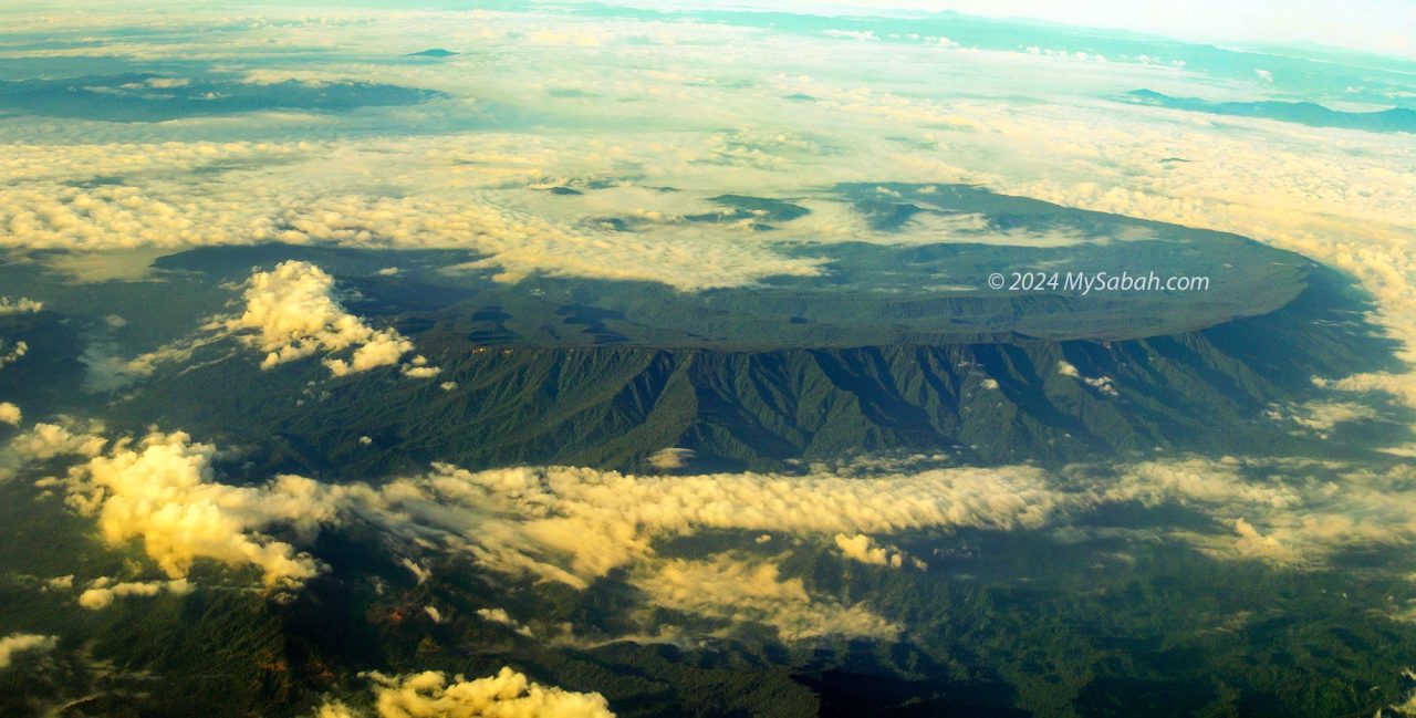 Aerial view of Maliau Basin