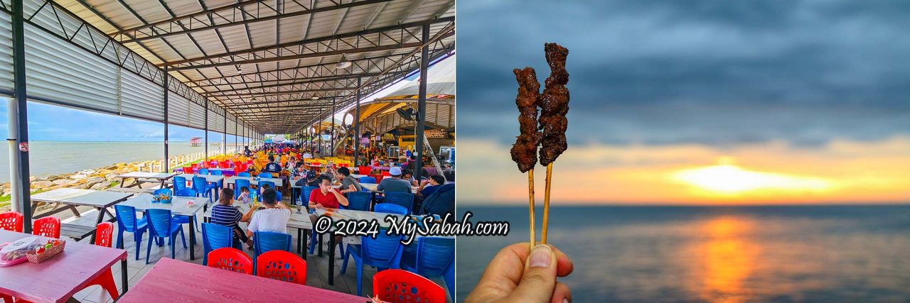 Satay at Sipitang Esplanade