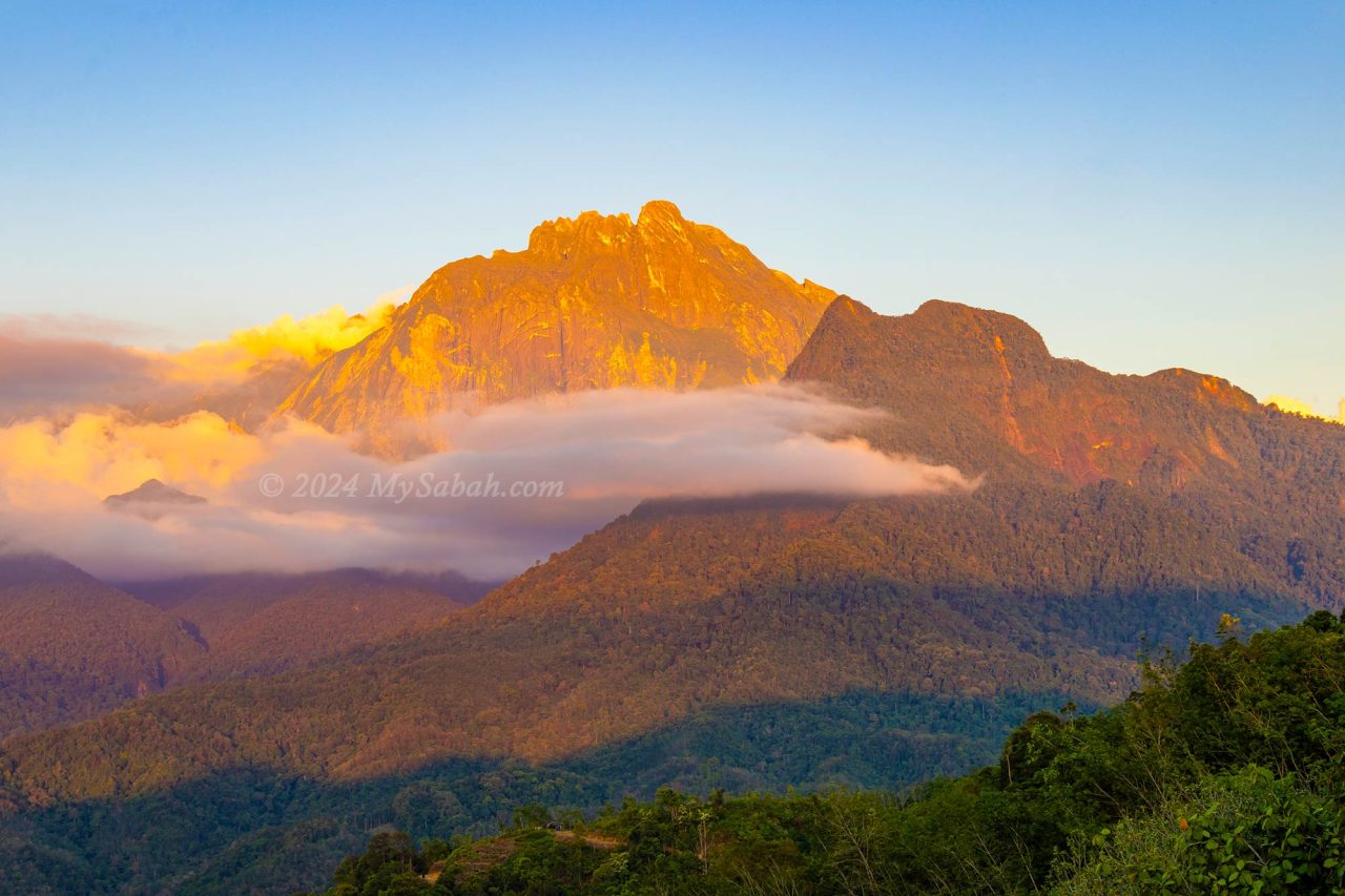 Mount Kinabalu and Mount Nungkok