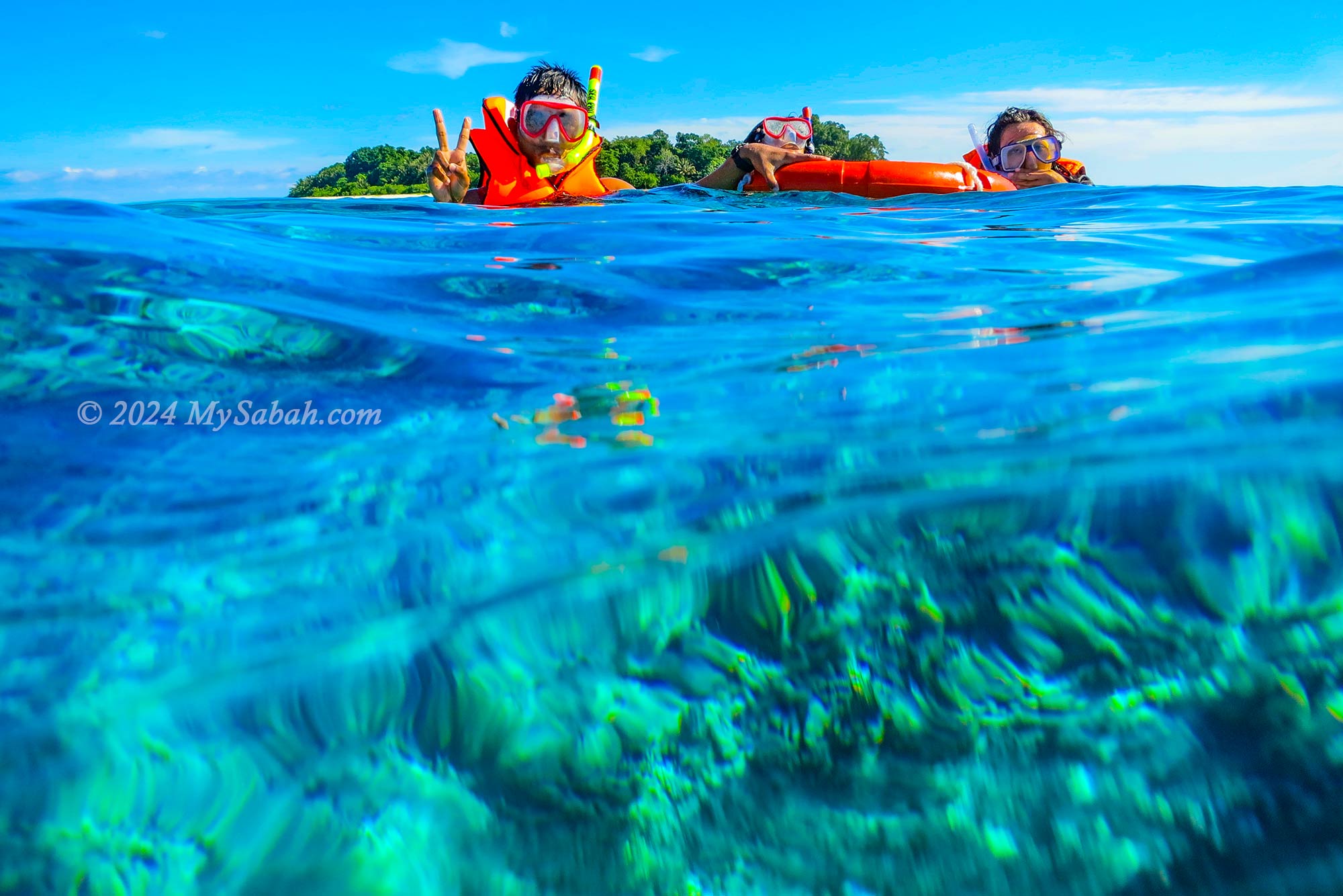 Snorkelling at Sipadan Island
