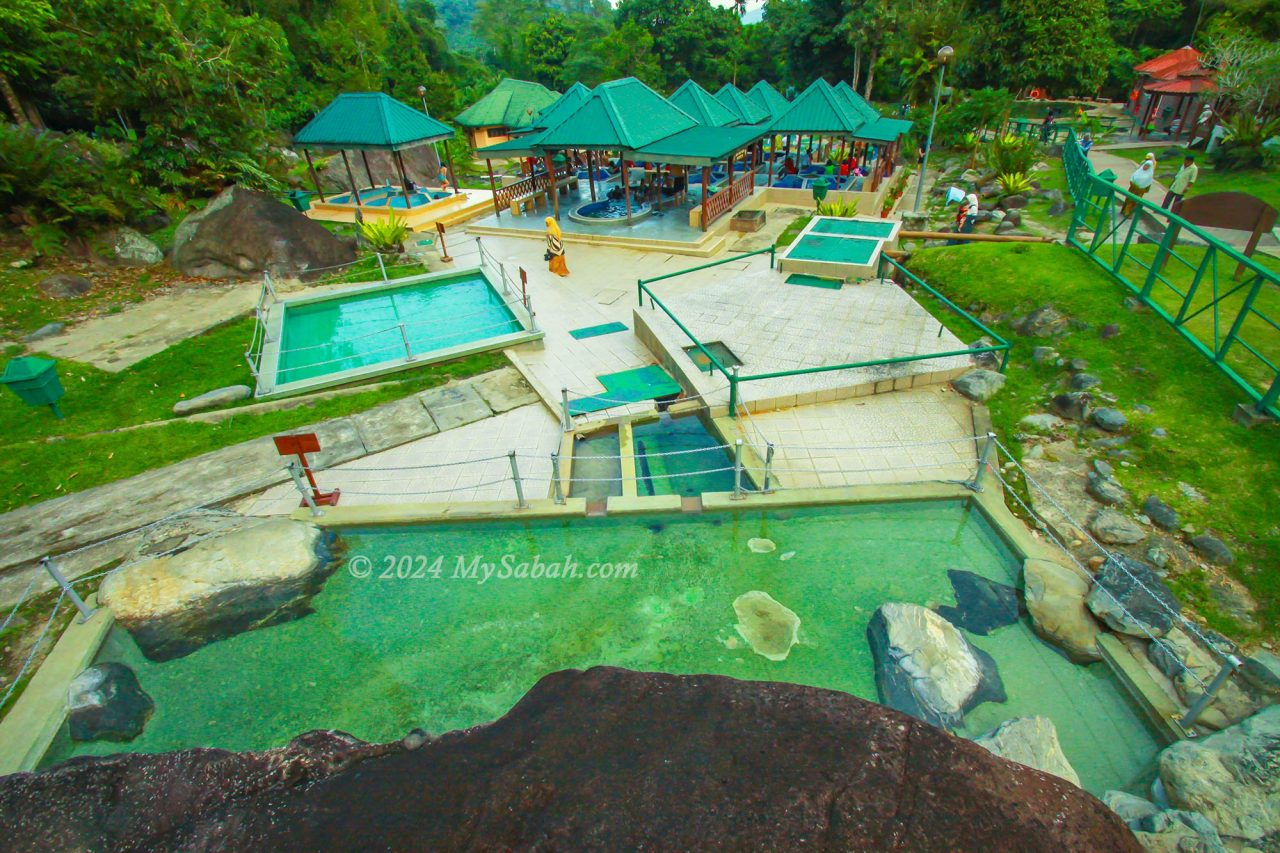 Bath area of Poring Hot Springs