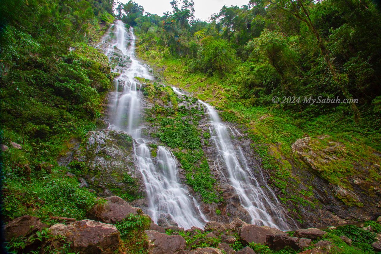 Langanan Waterfall of Poring Hot Springs
