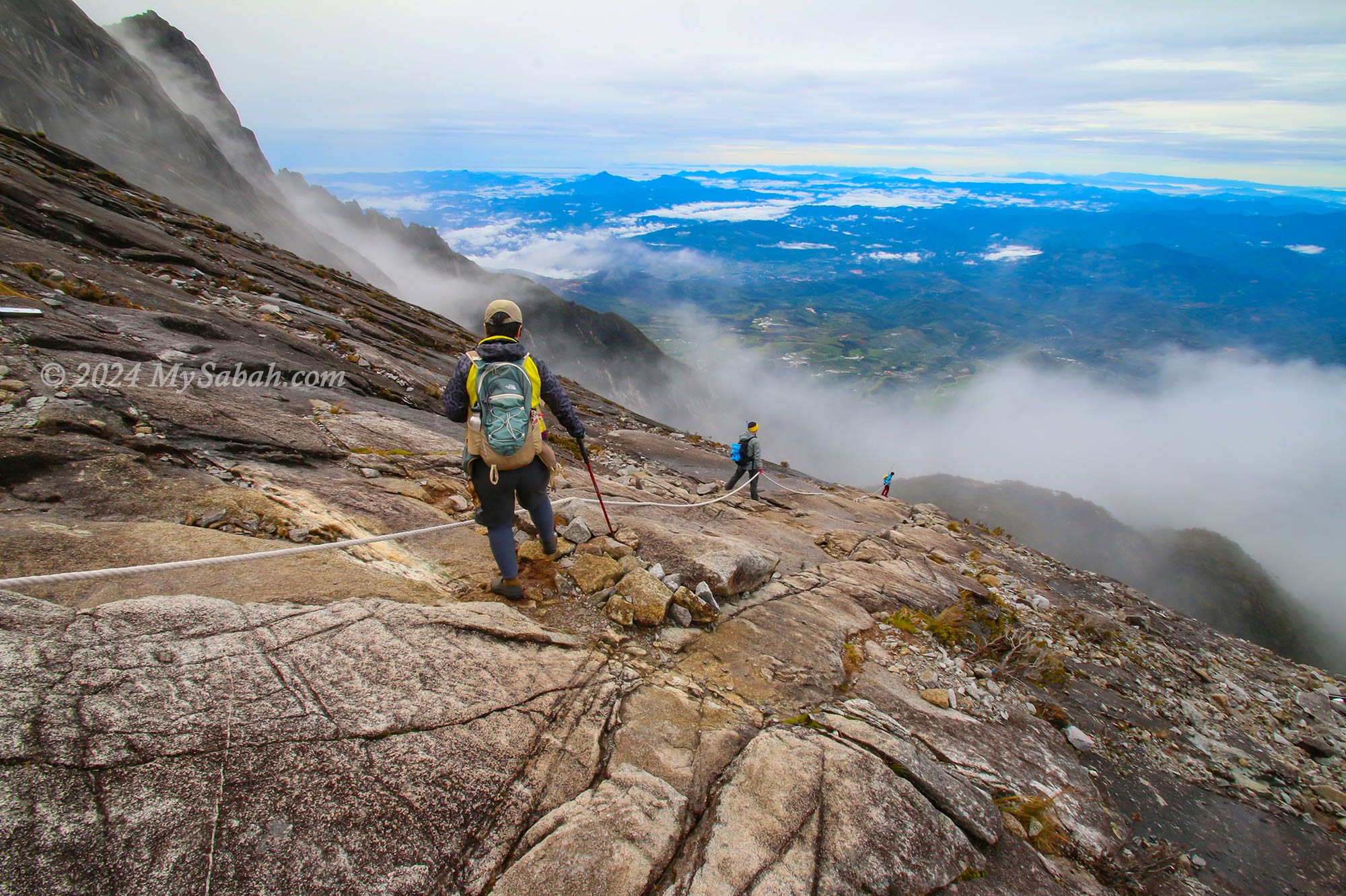 Descending from Mount Kinabalu