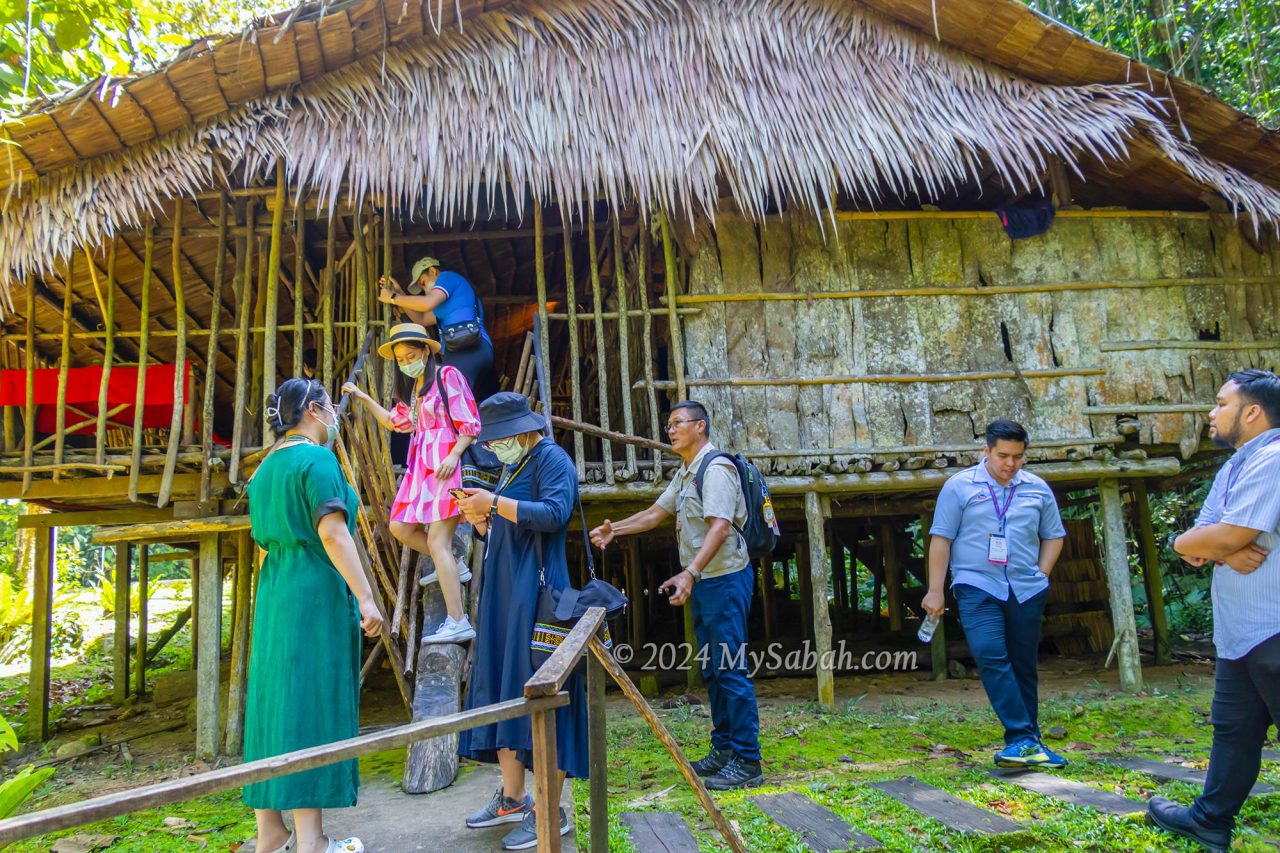 Visit the longhouse of Mari-Mari Cultural Village