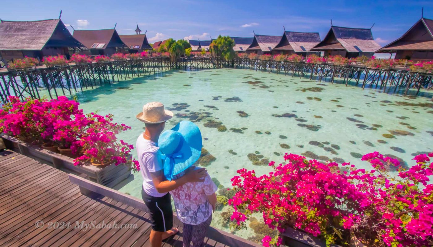 Couples at Kapalai Island Resort