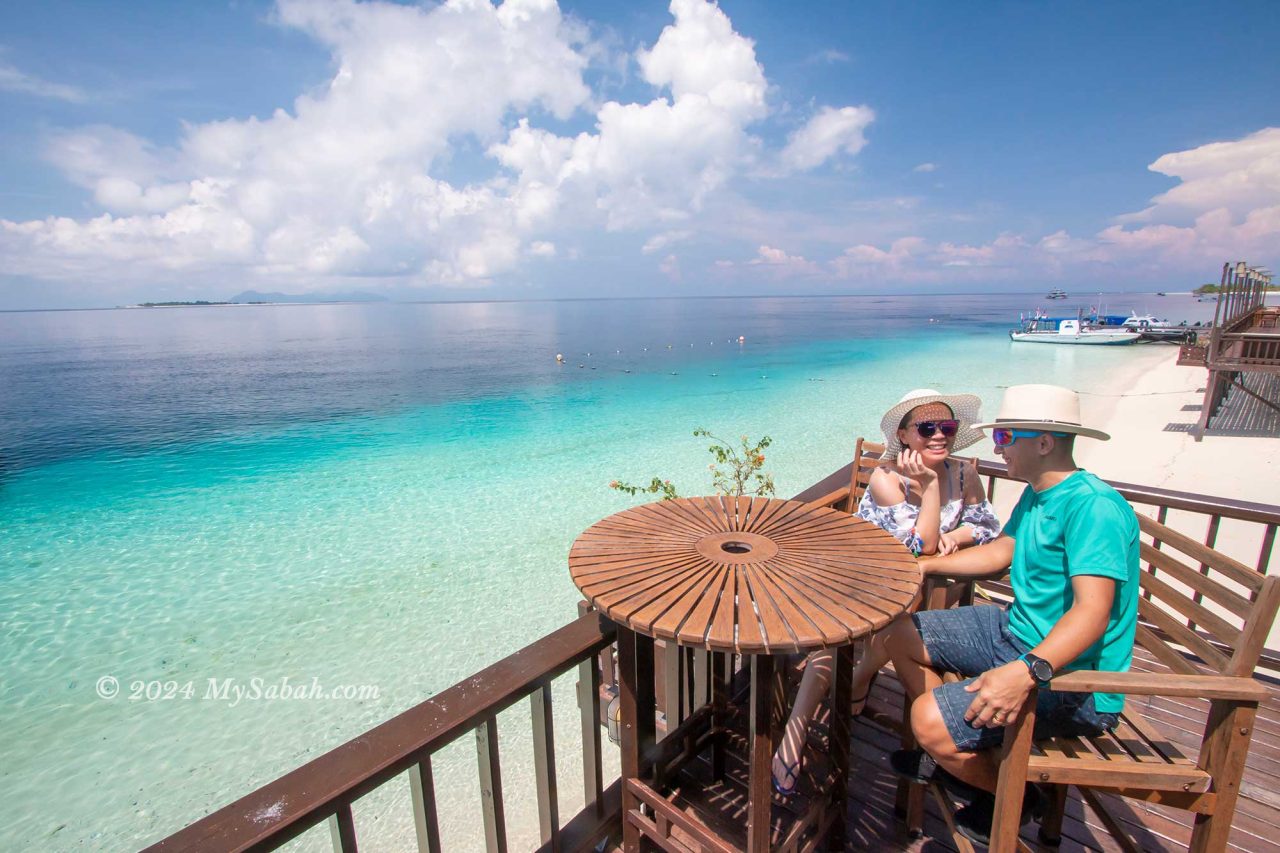 Sea view of Mataking Island