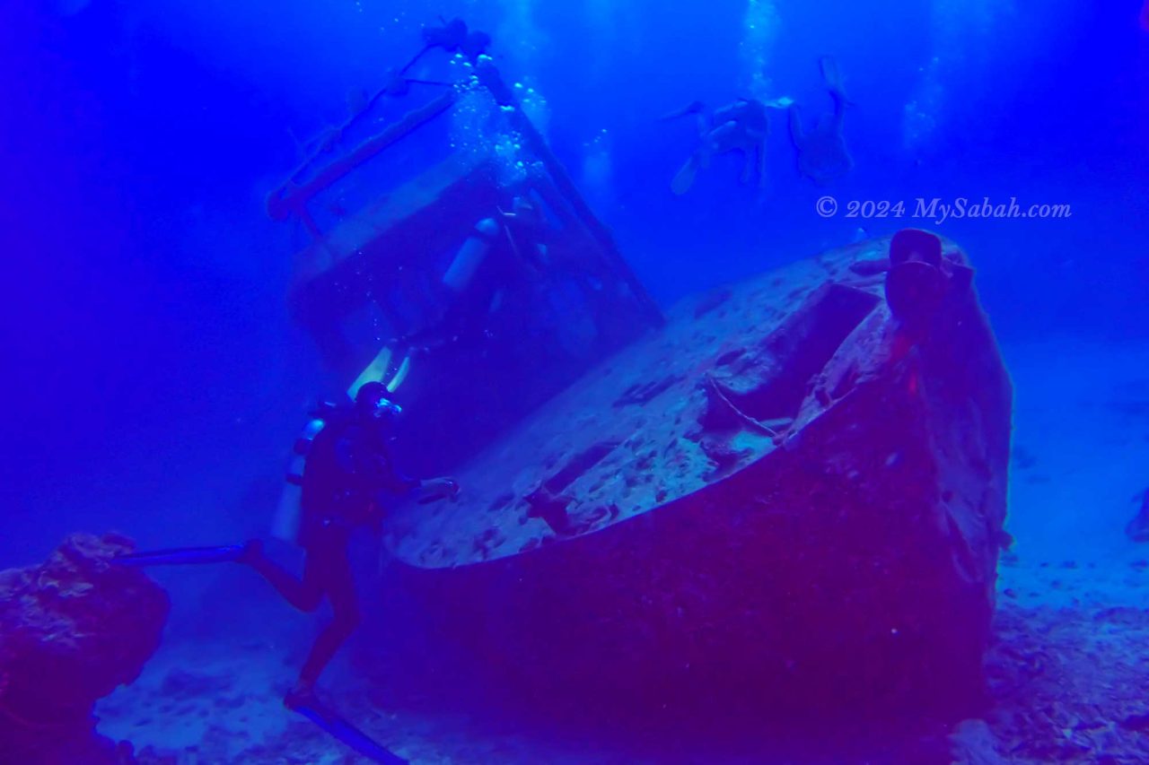 Underwater mailbox of Mataking Island