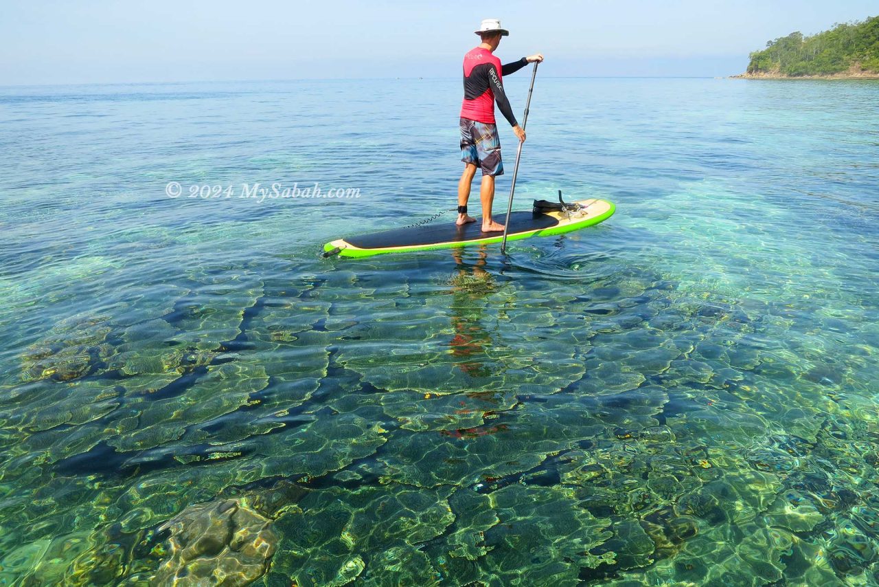 Stand-up Paddleboarding on Sapi Island