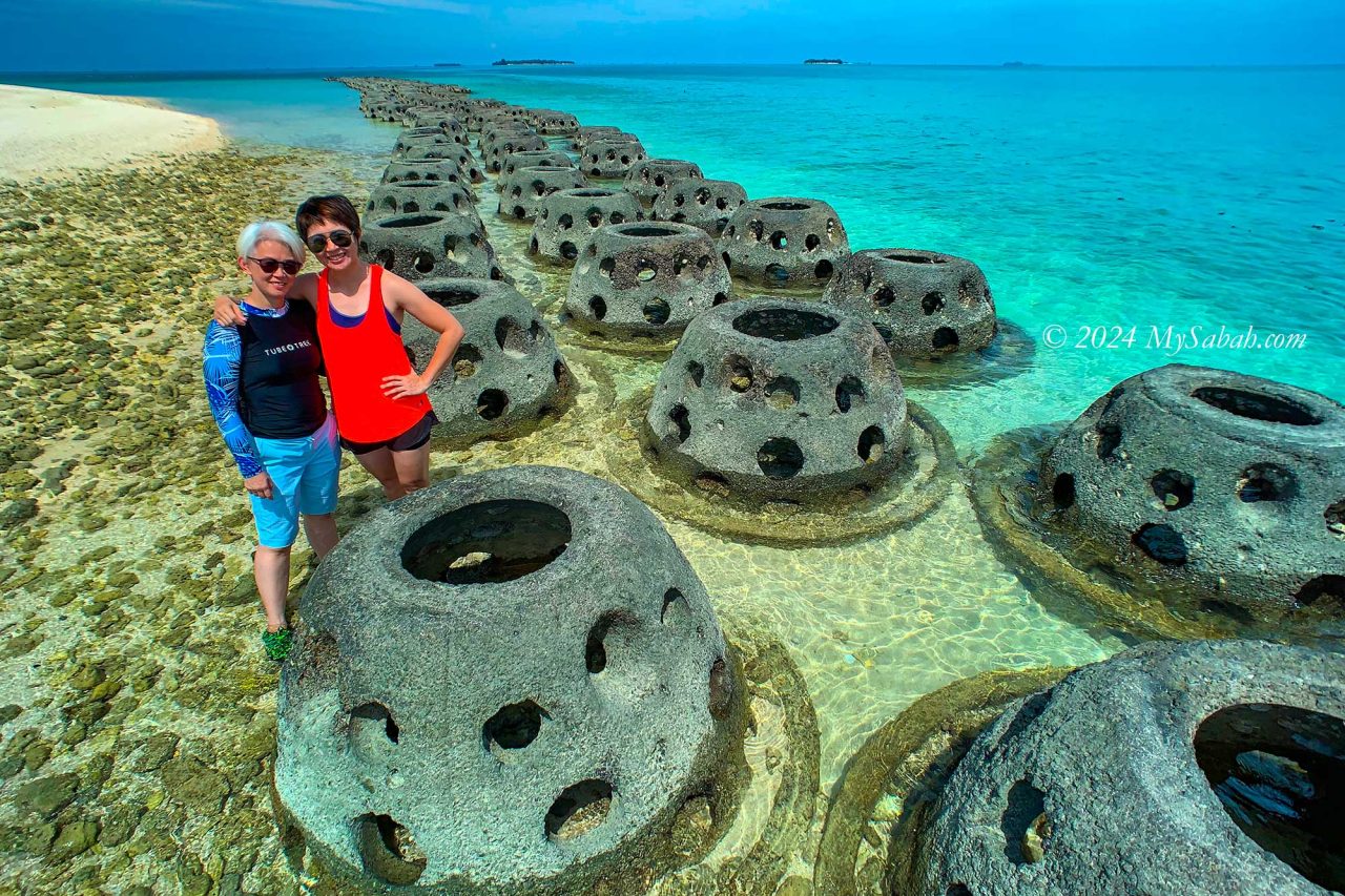 Nice beach of Selingan Island