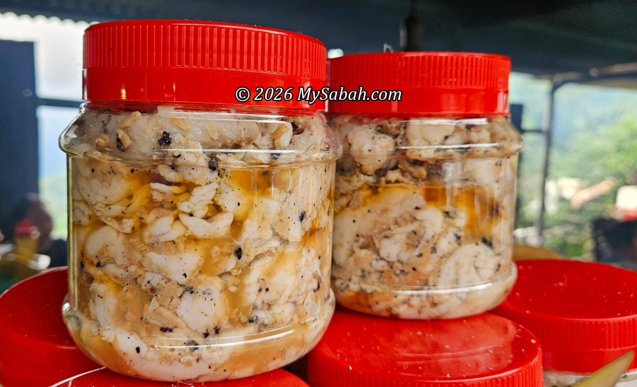 Bosou Lemak Babi (Pig Fat Bosou) from Tuaran