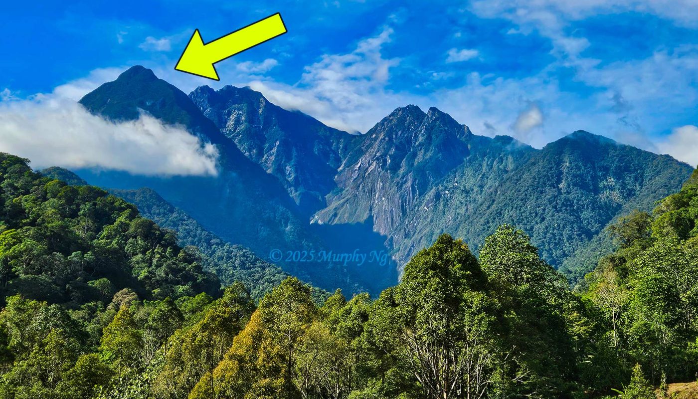Mount Sayap (Mount Guwow) of Sabah