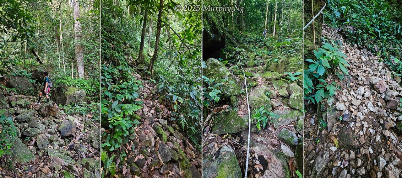 The rocky trail of Stage 1 (Daayan) 