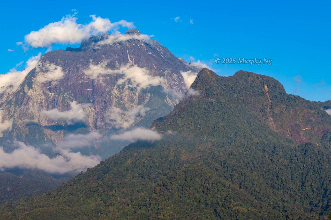 Mount Kinabalu and Mount Nungkok (Anak Kinabalu)