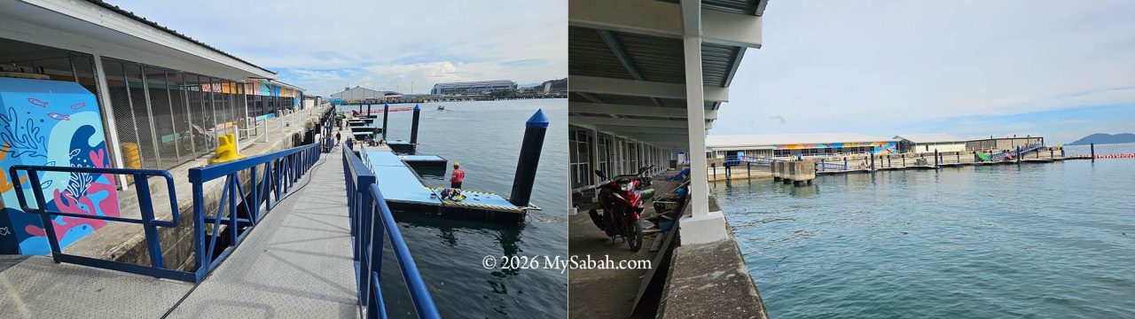As of 12 Feb 2026, the ticketing booths and boat boarding points at South Jetty are still under construction.