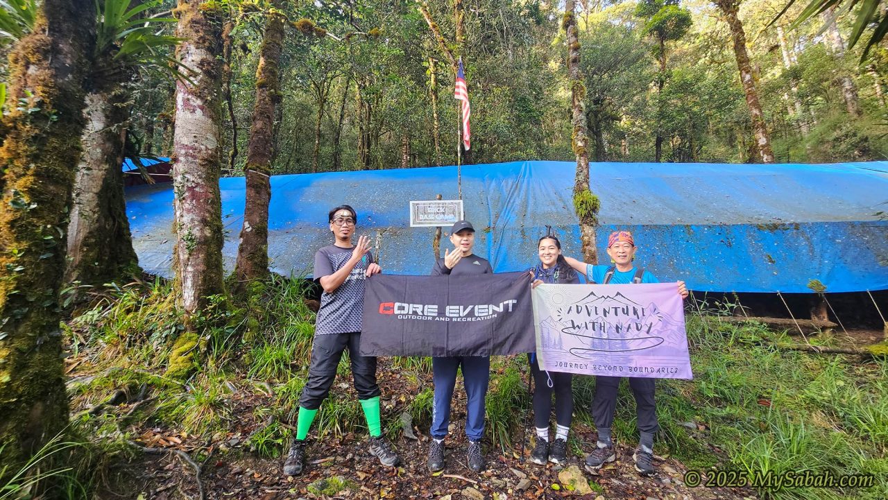 Group photo at Erick Base Camp