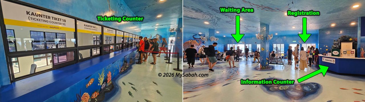 Ticketing and Departure Hall of the South Jetty