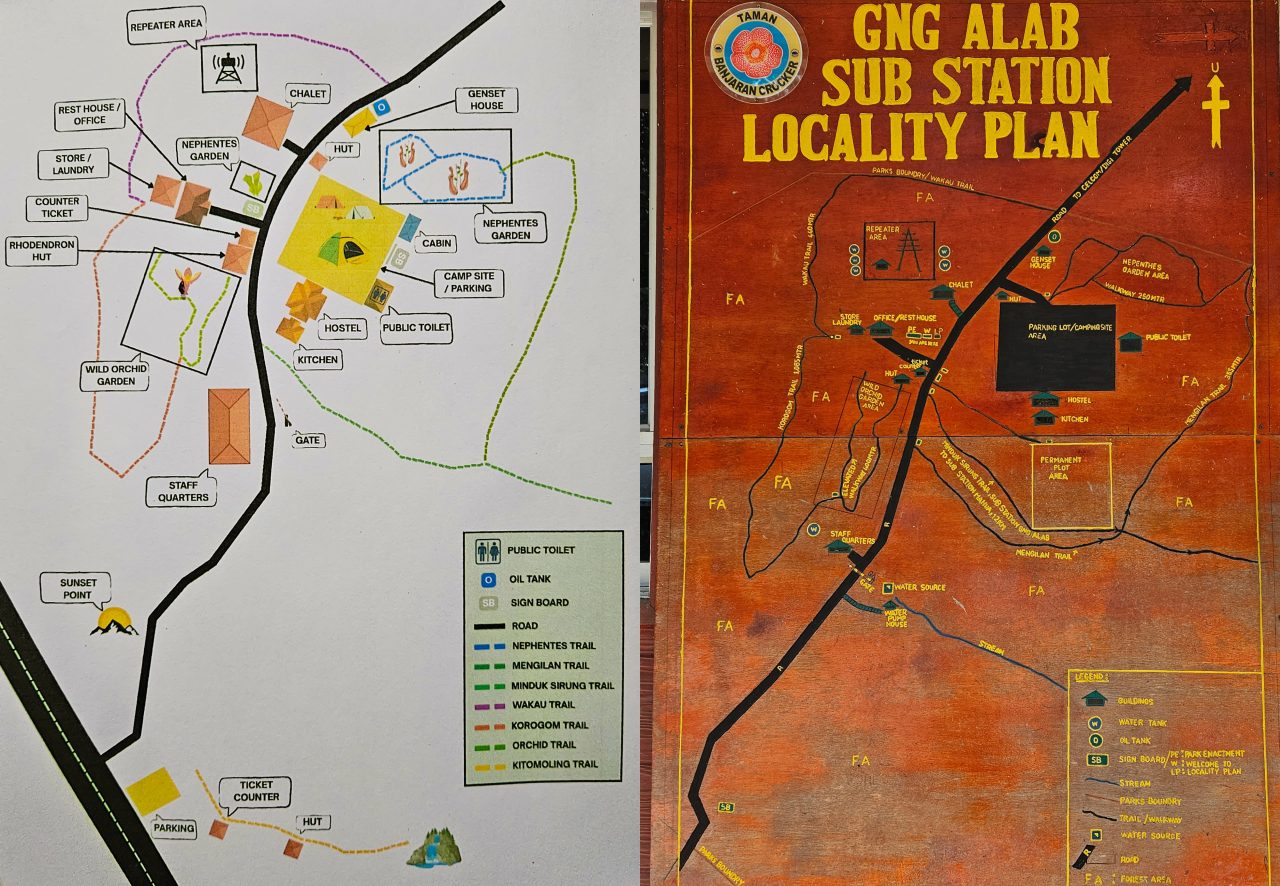 The locality plan of Gunung Alab Substation