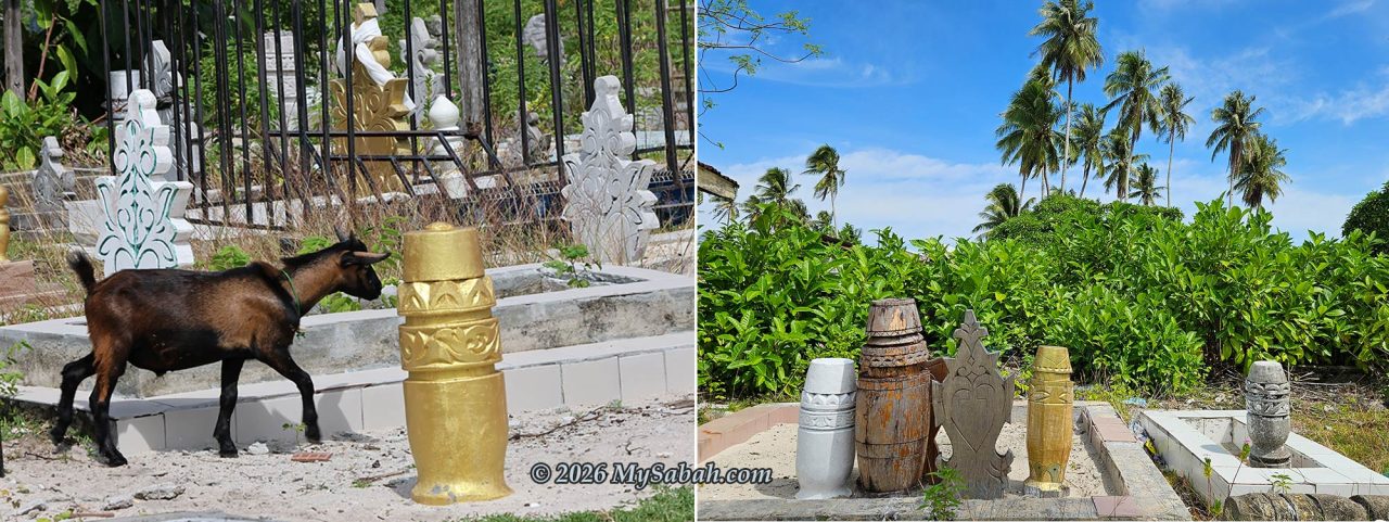 Old nisan on Omadal Island