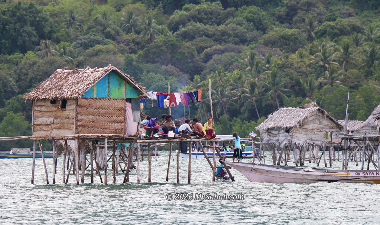 Sea Bajau living on the sea
