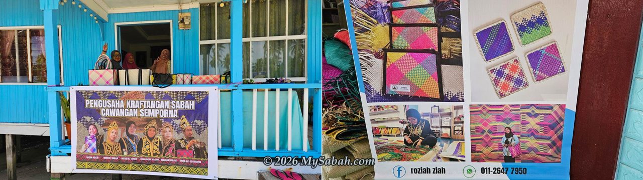 The Omadal Island handicraft center, proudly operated by the women of WAPO.