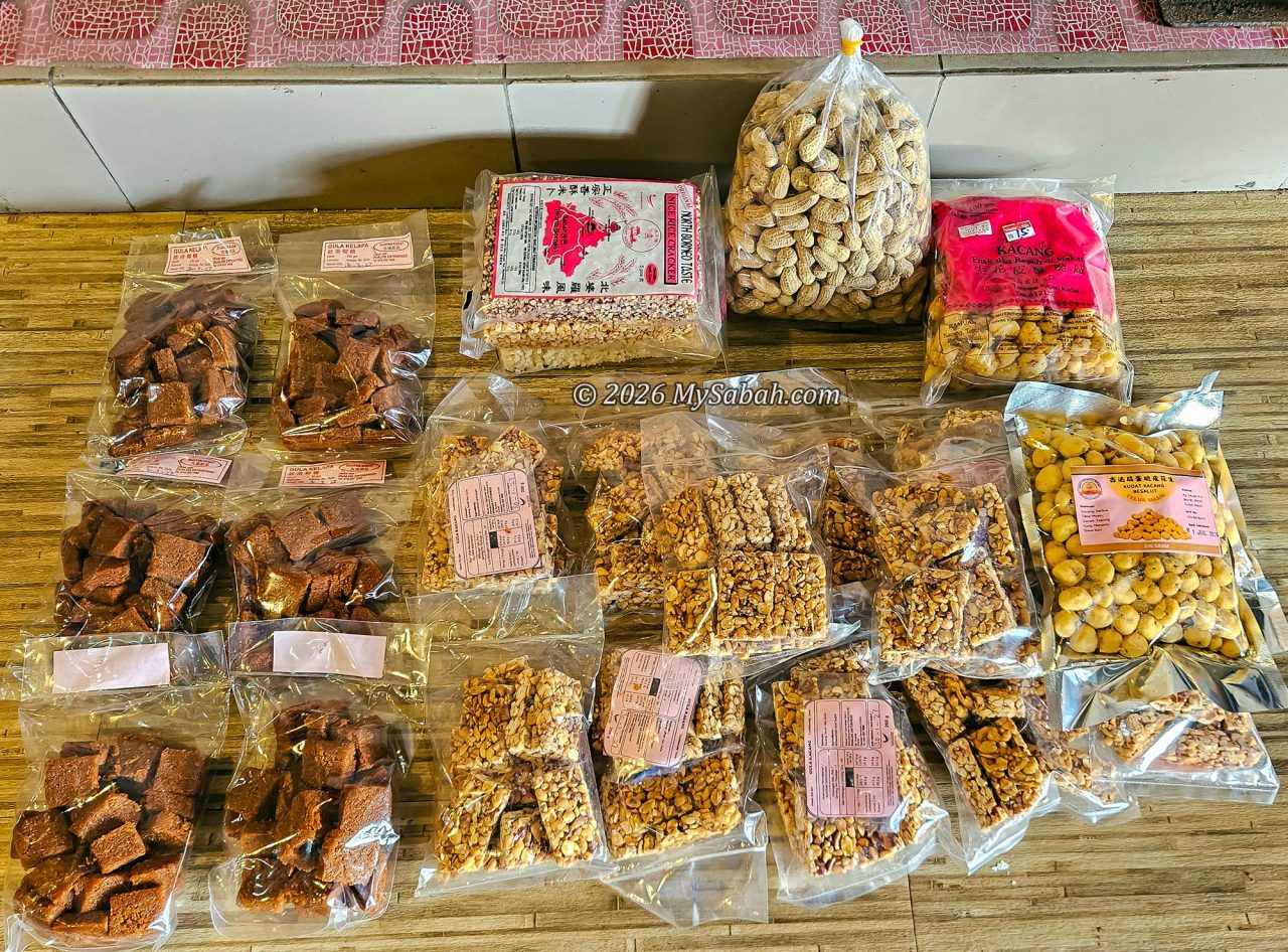 "Three Treasures" of Kudat: Peanuts, Rice Biscuits, and Coconut Candy