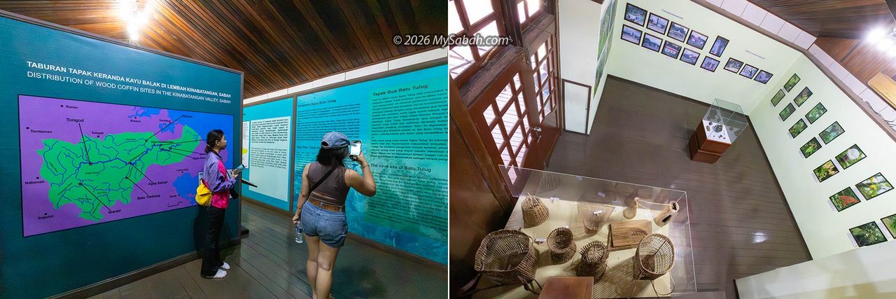 Left: First floor of the gallery. Right: Ground floor of the gallery.